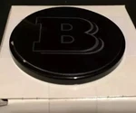 Brabus Logo Hood Emblem Badge "black Made In Germany Mbz G63 Part #166 000 20. Fixed Price $125.00.