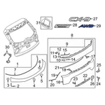 Mazda TAYC51780 Rear Hatch Emblem. Fixed Price $21.94.
