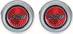 1977-79 Camaro Red Z28 Interior Door Panel Emblems. Fixed Price $108.10.