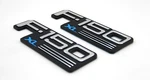 Fits 92-97 Ford F-150 Xl Side Fender F2TB-16B114-AA Logo F1TZ-16720-B Emblem Set. Fixed Price $51.99.