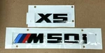 Bmw Genuine G05 Black Trunk Emblem "X5 M50I" Lettering Decal Badge New. Fixed Price $149.99.