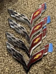 2014-2015 Chevrolet Corvette C7 Cross Flags Emblem 23168616 Oem Gm No Bag. Fixed Price $35.00.