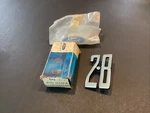 Nos Oem 1975 1976 1977 Mercury Capri Ii '2.8' V6 Front Fender Emblem Name Plate. Fixed Price $50.00.