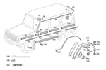Genuine Mercedes-benz Parts Kit Model Badge 463-817-14-15. Fixed Price $39.60.