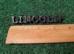 Lincoln Oem Chrome Black Metal 3/8" Emblem Badge Logo Name E1WE-5442550-AB 5S2. Fixed Price $19.99.
