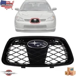 Fits 2006-2007 Subaru Impreza New Front Black Grille Assembly And Emblem Set 2PC. Fixed Price $163.33.