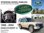 Land Rover Discovery Ii Steering Wheel Emblem Green Oval Badge DAG100310. Fixed Price $58.96.
