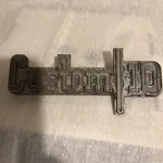 1973 1974 1975 1976 Chevrolet Custom 10 Truck Front Fender Emblem Badge Chevy. Fixed Price $20.00.