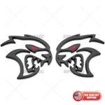 2X Dodge Challenger Left & Right Fender Hellcat Redeye Srt Emblem Black Mopar. Fixed Price $44.99.