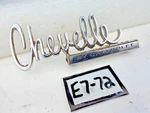 Oem 1970 Chevelle Trunk Lid Emblem Original Gm 8791686 E7-72. Fixed Price $27.95.