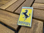 Ferrari 360, F430, 458, 488 - Front Hood Badge Used # 973053. Fixed Price $220.00.