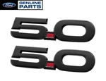 2015-2023 Mustang Gt Genuine Ford Oem 5.0 Black 5.5" Fender Side Emblems Pair. Fixed Price $39.38.