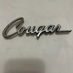 Vintage Metal Mercury Cougar Badge Emblem Early 70 S. C8WB-65297 62A. Fixed Price $29.95.