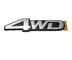Toyota Genuine Land Cruiser 1990-1997 Rear Door 4WD Emblem Badge 75431-60050 Oem. Fixed Price $53.07.