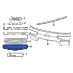 Jeep 68533672AA Rear Hatch Emblem. Fixed Price $152.44.