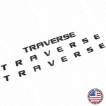 3X Chevy Traverse Front Door & Liftgate Badge Nameplate Logo Emblem Matte Black. Fixed Price $39.99.