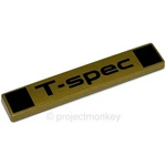Oem Nissan 84894-6HV0A 21-24 Gt-r R35 Rear T-spec Emblem Badge Gtr Genuine Part. Fixed Price $59.99.