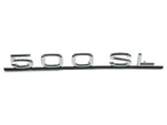 Metal Type Nameplate 500SL For Mercedes R107. Fixed Price $104.52.