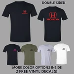 Honda Classic 2 Sided T-shirt Free Decals Accord Civic Prelude Odyssey Pilot Crv. Fixed Price $26.95.