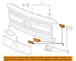 Gm Oem 15-19 Silverado 2500 Hd Grille Components-nameplate 22903650. Fixed Price $52.17.