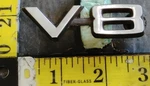 Dodge V8 Circa '70S Emblem 2579748 5163. Fixed Price $7.00.
