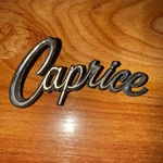 Oem 1969 1970 Chevrolet Caprice Car Vehicle Script Emblem Badge 8723851 B32-326. Fixed Price $25.99.
