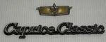 Chevrolet Caprice Roof Sail Panel Gm "classic" & Tail Light Emblems Oem. Fixed Price $26.00.