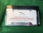 New Genuine Jaguar Oem License Plate Frame O2C2A1173 Polised Chrome Hard To Find. Fixed Price $109.99.