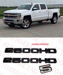 Matte Black Overlay Emblem Nameplate 2500HD Door For Chevy Silverado Gmc Sierra. Fixed Price $30.98.