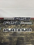 2009-2013 Ford F-150 Platinum Fender Badges Set / Rear Read. Fixed Price $104.08.