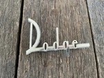 1960 Dodge Dart Pioneer Seneca Phoenix Mopar Hood Script Emblem Oem. Fixed Price $65.00.