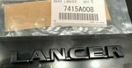 Mitsubishi Lancer Evolution 8MR EVO8 CT9A Trunk Lid Emblem 7415A008 Genuine New. Fixed Price $61.19.