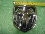 Dodge Ram Pickup Late Model Rail Gate Head Emblem. Fixed Price $27.00.