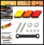 Tri-color Grille Badge Emblem Car Truck Decoration Accessory (yellow, Orange,. Fixed Price $37.99.
