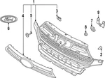 Genuine Ford Grille Emblem FT4Z-8213-B. Fixed Price $50.93.