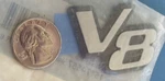 Chevrolet Trailblazer Front Fender V8 Emblem Nos Silver/blk 03 04 15174557. Fixed Price $19.99.
