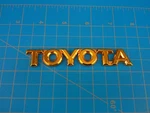 Toyota Gold Emblem Badge 75447-AC020 Genuine Oem Rear Trunk Nameplate Logo Japan. Fixed Price $24.99.
