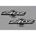Genuine Nissan Datsun 240Z Roof Quarter Pillar Panel Emblem, Left Right Pair. Fixed Price $195.00.