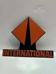 International Hood Emblem 1990-1999 Fits 4200, 4700, 4900, 8100 Oem. Fixed Price $39.95.