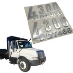 4300 Dt 466 International Emblems X2. Fixed Price $45.00.