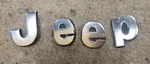 Jeep Emblem Letter Badges Cherokee Liberty Oem 2002-2012. Fixed Price $70.00.
