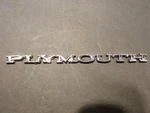 1970 Plymouth Barracuda Duster Road Runner Emblem Oem 28591 Adhesive Back 1/2". Fixed Price $29.97.