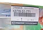 Mazda Skyactiv Technology Nameplate- KB7W-51-771. Fixed Price $20.00.