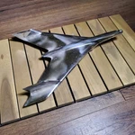 1955 - '56 Chevy Belair Hood Ornament Vintage Oem Bird Jet Airplane Part 3731752. Fixed Price $75.00.