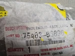 New 2015-2017 Toyota Camry 2019-2024 RAV4 Rear Trunk Lid Emblem Logo 75403-06090. Fixed Price $40.00.