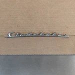 1952 Studebaker Champion & Commander Hood Emblem Nameplate 296342. Fixed Price $29.48.