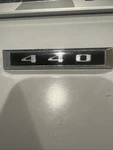 440 Emblem 3553644 Amc Rambler Oem Badge 1965 1966 1967 1968 1969 1970. Fixed Price $40.00.