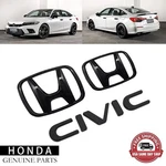 3PCS Fit For Honda Civic 2016-2021 Front & Rear Emblem Badge Black New. Fixed Price $18.87.