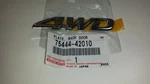 Genuine Oem Toyota 75444-42010 Nameplate Rear Tailgate 4WD Emblem 2006-2012 RAV4. Fixed Price $24.97.