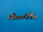 Vintage Pontiac Grand Prix Chrome Script Emblem Oem 10030022 Classic Car Badge. Fixed Price $34.39.